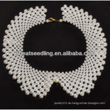 2013 Art- und Weisekorea-Art-Kragen-Halsketten-handgemachte Perlen-Halskette FN03